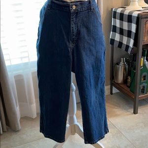 Mid weight stretchy cropped jeans
